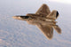 F-22a Raptor Aggressively Banks Wall Decal