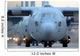 C-130 Hercules Aircraft Taxi Wall Decal