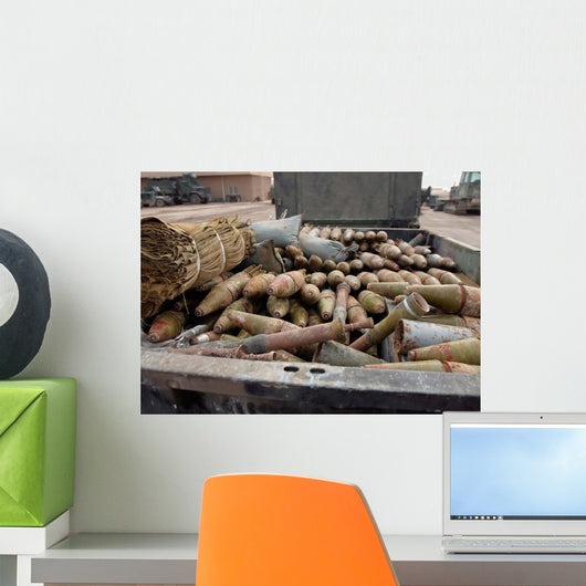 Pieces Weapons and Ammunition Wall Decal