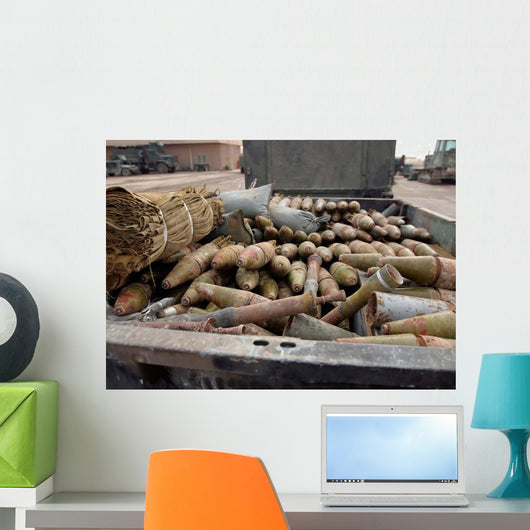 Pieces Weapons and Ammunition Wall Decal