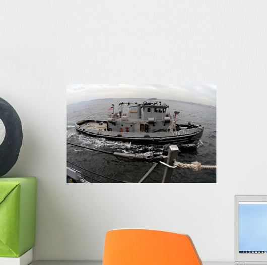 Yokosuka Naval Tugboat Prepares Wall Decal