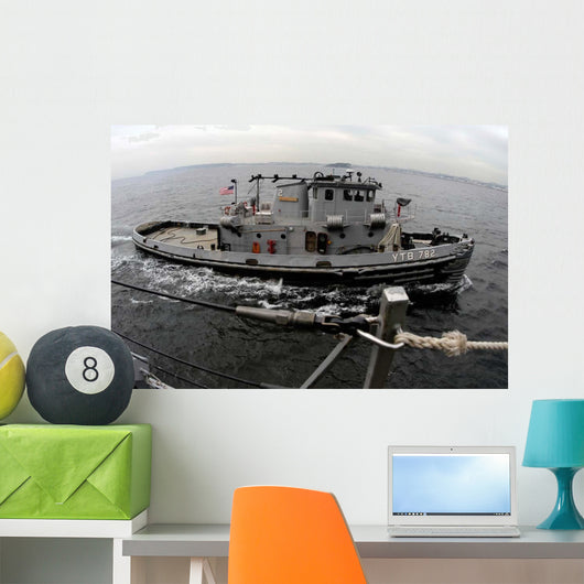Yokosuka Naval Tugboat Prepares Wall Decal