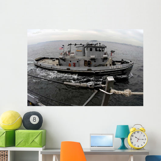 Yokosuka Naval Tugboat Prepares Wall Decal