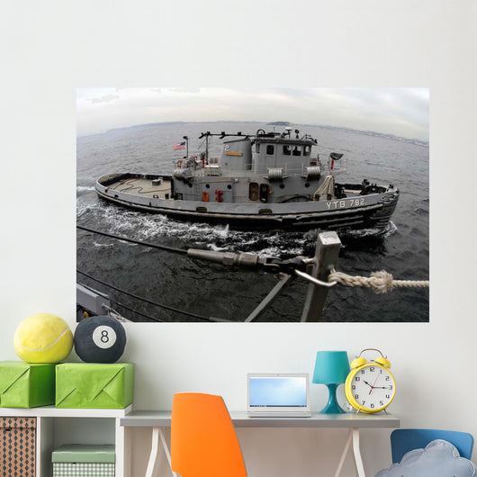 Yokosuka Naval Tugboat Prepares Wall Decal