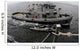 Yokosuka Naval Tugboat Prepares Wall Decal