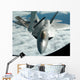 F-22a Raptor Refuels with Wall Decal