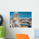 Airman Waits to Process Wall Decal