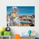 Airman Waits to Process Wall Decal