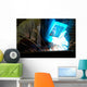 Technician Welds Metal Together Wall Decal