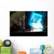 Technician Welds Metal Together Wall Decal