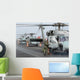 Helicopter Crews Change out Wall Decal