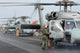 Helicopter Crews Change out Wall Decal