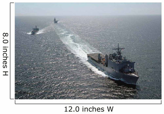 Amphibious Dock Landing Ship Wall Decal