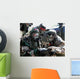 Soldiers Check Their Airman's Wall Decal