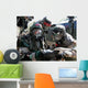 Soldiers Check Their Airman's Wall Decal