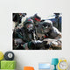 Soldiers Check Their Airman's Wall Decal