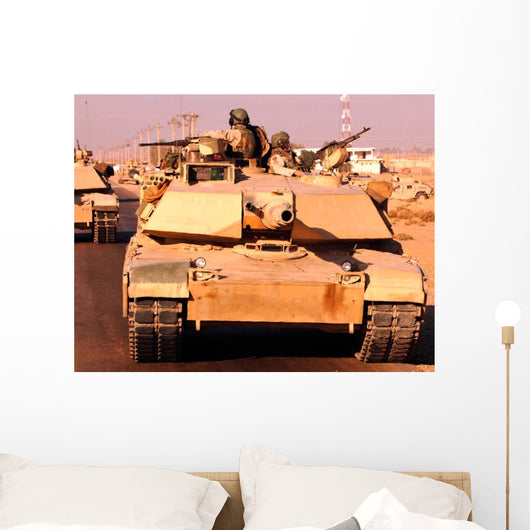 Tankers Return Safely to Wall Decal