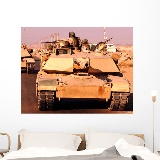 Tankers Return Safely to Wall Decal