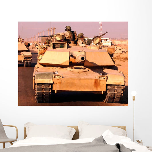 Tankers Return Safely to Wall Decal