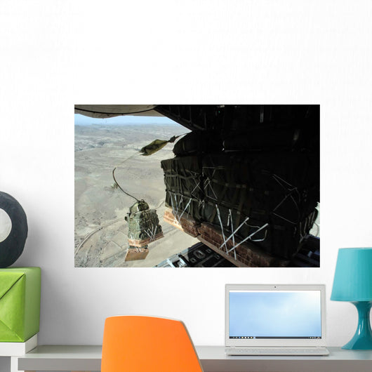 Pallets Roll out C-130 Wall Decal Design 2