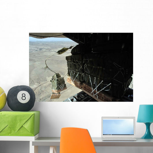 Pallets Roll out C-130 Wall Decal Design 2