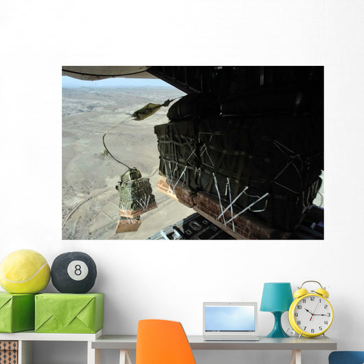 Pallets Roll out C-130 Wall Decal Design 2