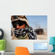 Us Marines Set Security at Wall Decal
