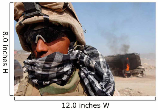 Us Marines Set Security at Wall Decal