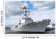 Sailors Man Rails aboard Wall Decal