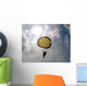Paratrooper Descends through Sky Wall Decal