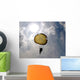 Paratrooper Descends through Sky Wall Decal