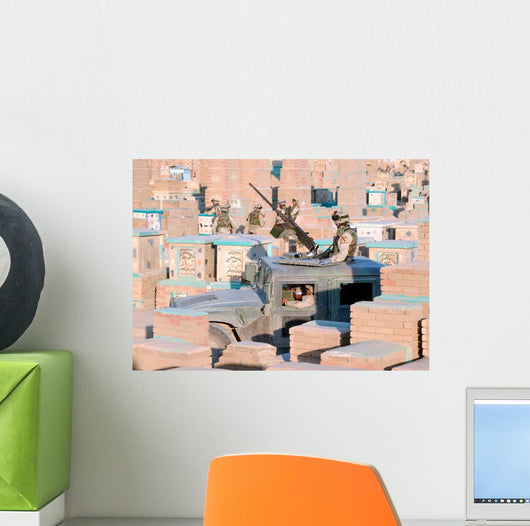 Soldier Mans M2 50 Wall Decal