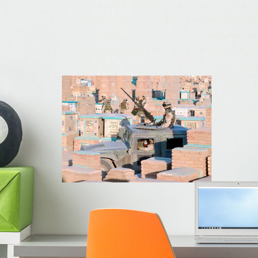 Soldier Mans M2 50 Wall Decal