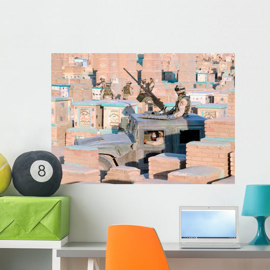 Soldier Mans M2 50 Wall Decal