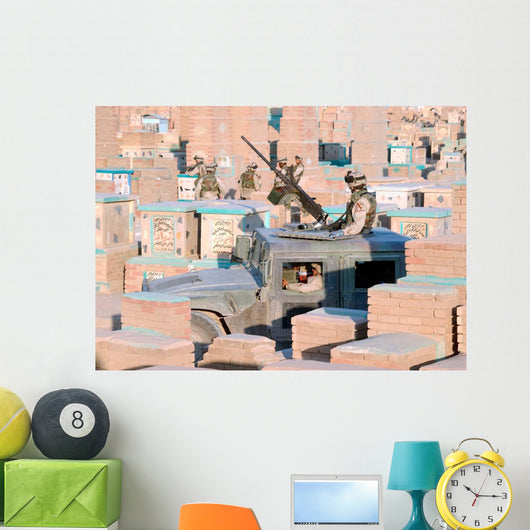 Soldier Mans M2 50 Wall Decal