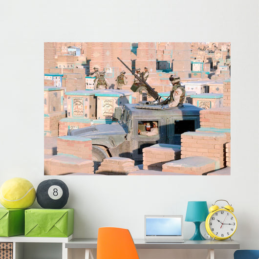 Soldier Mans M2 50 Wall Decal
