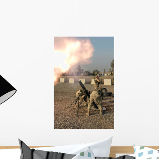 Us Army Soldiers Fire Wall Decal