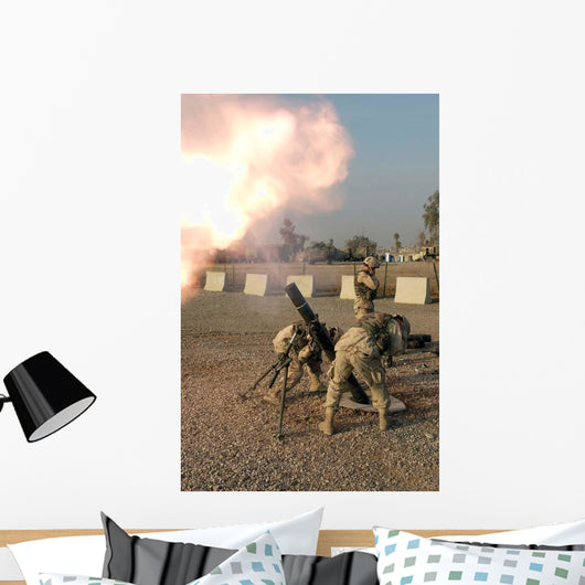 Us Army Soldiers Fire Wall Decal