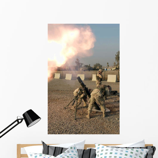 Us Army Soldiers Fire Wall Decal