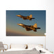 F-22a Raptors Fly over Wall Decal Design 1