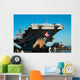 Sailors aboard Aircraft Carrier Wall Decal