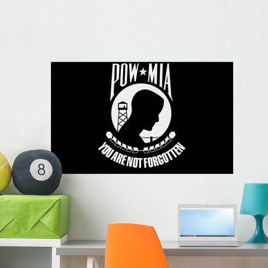 Pow-mia Flag Wall Decal