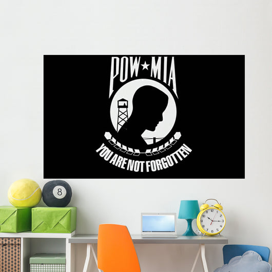Pow-mia Flag Wall Decal