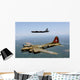 B-17g Flying Fortress Participates Wall Decal