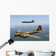B-17g Flying Fortress Participates Wall Decal