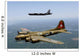 B-17g Flying Fortress Participates Wall Decal