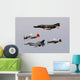F-4 Phantom P-47 Thunderbolt Wall Decal