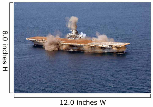 Ex-Oriskany Decommissioned Aircraft Carrier Wall Decal Design 2