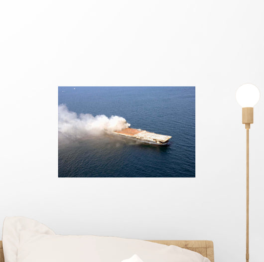 Ex-Oriskany Decommissioned Aircraft Carrier Wall Decal Design 1