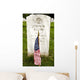 American Flag Rests Front Wall Decal